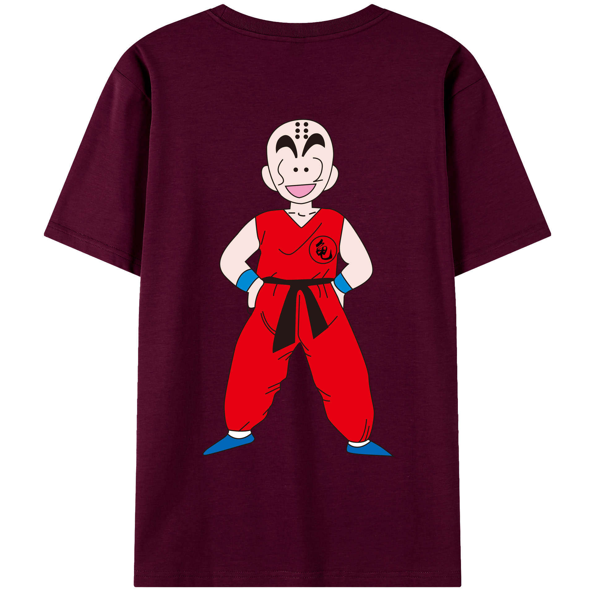 （画像用） ドラゴンボール クリリン DRAGON BALL krillin レディース半袖Tシャツ(バックプリント)